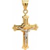 Zlatnictvo.sk Zlatý prívesok Krížik PRI25212