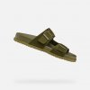 Pánske šľapky Geox Parnaiba khaki 41
