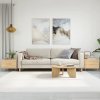 vidaXL Konferenčné stolíky 2 ks dub sonoma 50x50x40cm kompozitné drevo 829371