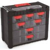 Kistenberg Plastový organizér závesný MULTICASE CARGO 400x200x326 červené úchyty