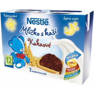 Nestlé Mlíčko s kaší kakaové 2 x 200ml