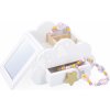 Drevená šperkovnica Jednorožec Jewellery Box Unicorn Janod s náhrdelníkom a náramkom