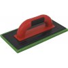 TOPTRADE hladítko ABS, huba hrubá, PROFESSIONAL, 250 x 130 x 12 mm