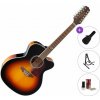 Takamine GJ72CE-12 Standard SET Brown Sunburst 12-strunová elektroakustická gitara