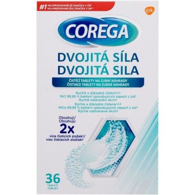 Corega Tabs Double Strength (U) 36ks, Čistiace tablety a roztoky