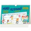 Stolový kalendár riadkový 24x16 cm - MAXI RODINNÝ plánovací 2026