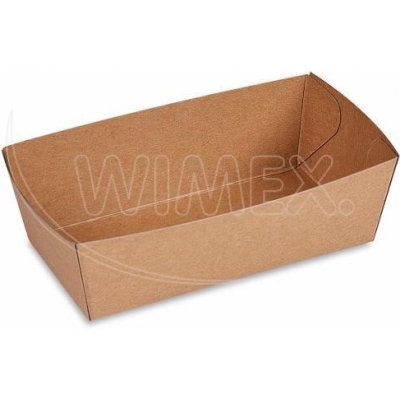 Wimex Papierová miska (FSC Mix) nepremastiteľná kraft 135 x 70 x 45 mm 300ml