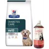 Hill’s Prescription Diet Canine w/d 10 kg & LAB V Lososový olej pre psov a mačky 1000ml
