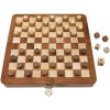 Chopra Magnetická DELUXE dáma a backgammon vykladanou šachovnicou 19 cm