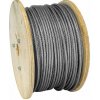 Lano MGM Zn+PVC 2/3.5 mm, oceľové lanko, poplastované, L-100 m