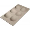 Cesil Silikónová forma na pečenie/mrazené dezerty Hemisphere 6 cm (na 6 kusov) - dortis