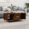 Konferenčný stolík hnedý dub 102x50x40 cm kompozitné drevo-ForU-829283