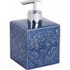 Wenko Dávkovač mýdla Cordoba modrý dávkovač mýdla 500 ml