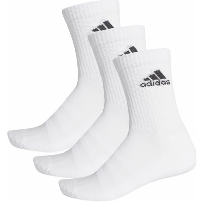 adidas ponožky 3 páry CUSH CRW 3PP DZ9356 biele