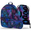 Baagl Dievčenský ruksak Core Palm 3dielny set