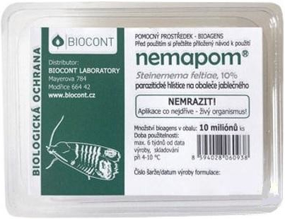 BioTomal Nemapom parazitické hlístice proti prezimujúcim škodcom