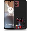 Picasee silikónový čierny obal pre Motorola Moto G32 - Francúzsky Buldoček