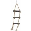 Trixie Závesný rebrík motúz + 3 drevené priečky 40cm