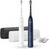 Philips Sonicare 5500 2 sonické kefky novej generácie HX7119/01 – biela a námornícka modrá