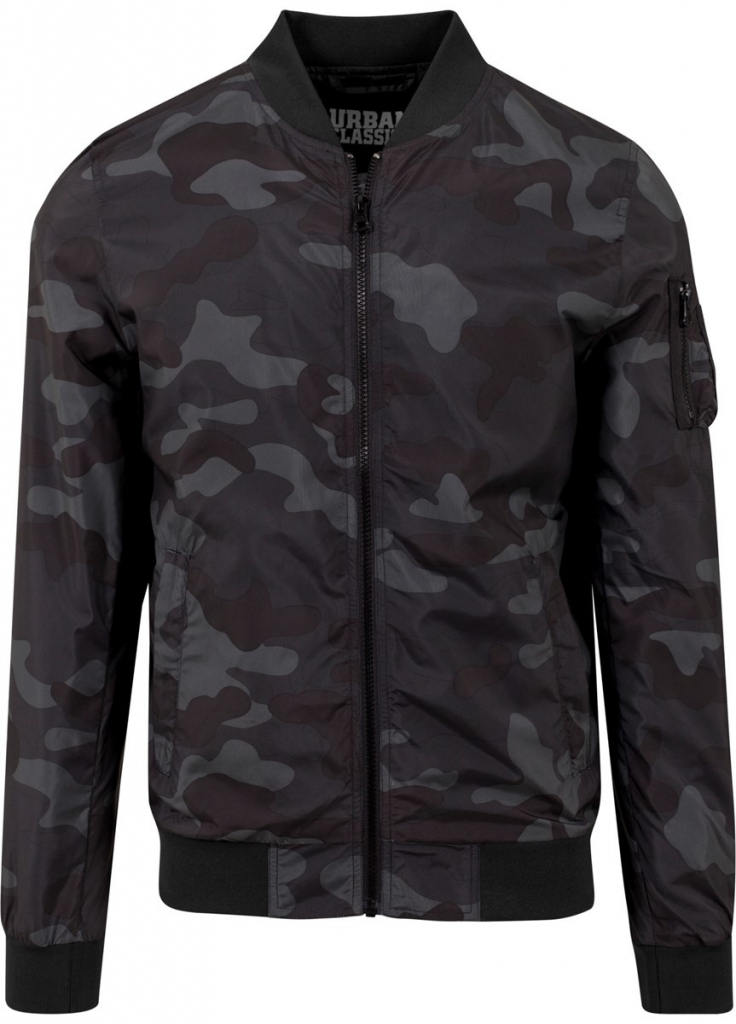 Urban Classics Light Camo bomber jacket darkcamo