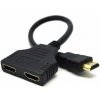 Gembird adaptér HDMI (M) na 2 x HDMI (F), kábel, pasívna rozdvojka (DSP-2PH4-04)