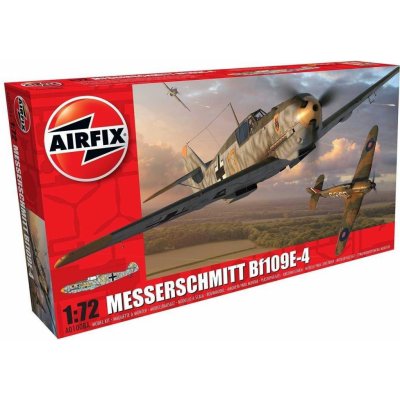AIRFIX Classic Kit letadlo A01008A Messerschmitt Bf109E-4 30-A01008A 1:72 (30-A01008A)