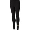 Dievčenské legíny Puma, ESS+LOGO LEGGINGS G čierna,zlatá 164