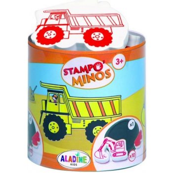 Aladine dětské razítka StampoMinos Na stavbě