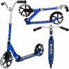 Kolobežka pre deti Micro Cruiser, skladacia, mestská, veľké kolesá, LED, modrá