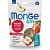 MONGE GIFT Fruit Chips Sensitive digestion 150g ovocné čipsy pre psov s citlivým trávením so zemiakmi a jablkami