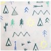 Papierové servítky Tipi Les MERI MERI 33 × 33 cm, 20 ks