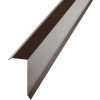 Záveterná lišta PRECIT pre trapézový plech 1000 mm, 8017 čokoládová hnedá