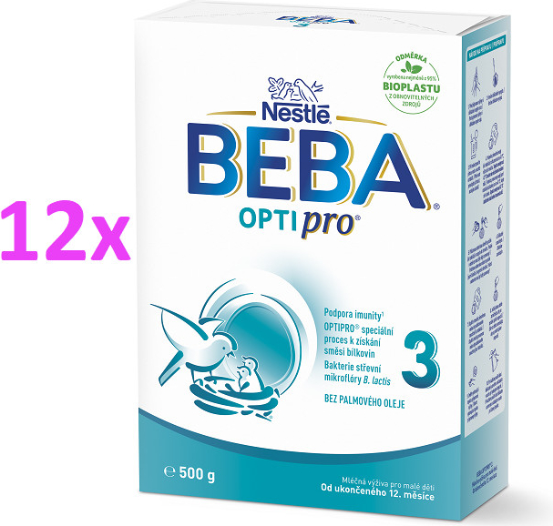 BEBA 3 OPTIPRO 12 x 500 g