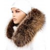Sikora Kožušinový lem na kapucňu - golier medvedíkovec snowtop melír hnedo - béžový M 33/10 (70 cm)