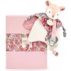 Doudou Darčeková sada Hračka s úchytom na cumlík Jelenča Boh'aime 20 cm -