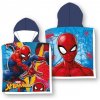 FARO Plážové pončo Spiderman pavučina Bavlna Froté, 55/55 cm