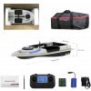 Návnadový čln D19D so 4 kontajnermi, diaľkovo ovládaný, dosah 500 m, 12 000 mAh, GPS