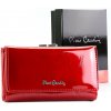 Pierre Cardin 02 LEAF-N 108 červená dámska lakovaná peňaženka 14,5 x 8,5 x 3 cm