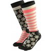 Ponožky Dynafit Ft Graphic Sk Veľkosť ponožiek: 39-42 / Farba: čierna/ružová