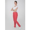 Dámske zdravotnícke nohavice M-086, koralová (Zdravotnícke oblečenie)