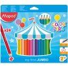 MAPED - Farebné ceruzky trojbo JUMBO Color' Peps 24ks