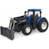 AMEWI Trade e.K. RC Traktor čelný nakladač s radlicou, svetlá, zvuk, 1:24, RTR sada