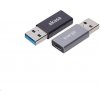 Akasa AK-CBUB61-KT02 USB 3.1 Gen 2 Type-C (F) na Type-A (M), 2ks