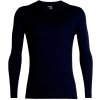 Pánske tričko Icebreaker 200 Oasis LS Crewe Midnight Navy XXL