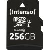 Intenso 256GB microSDXC Performance pamäťová karta micro SD 256 GB Class 10 UHS-I vodotesné; 3424492