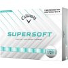 Golfové loptičky Callaway Supersoft 25 White Distance Stripe Teal