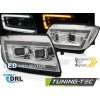 Tuning-tec LED SVETLOMETY TUBE LIGHT CHROME DRL SEQ pasuje na VW CRAFTER II 2017-