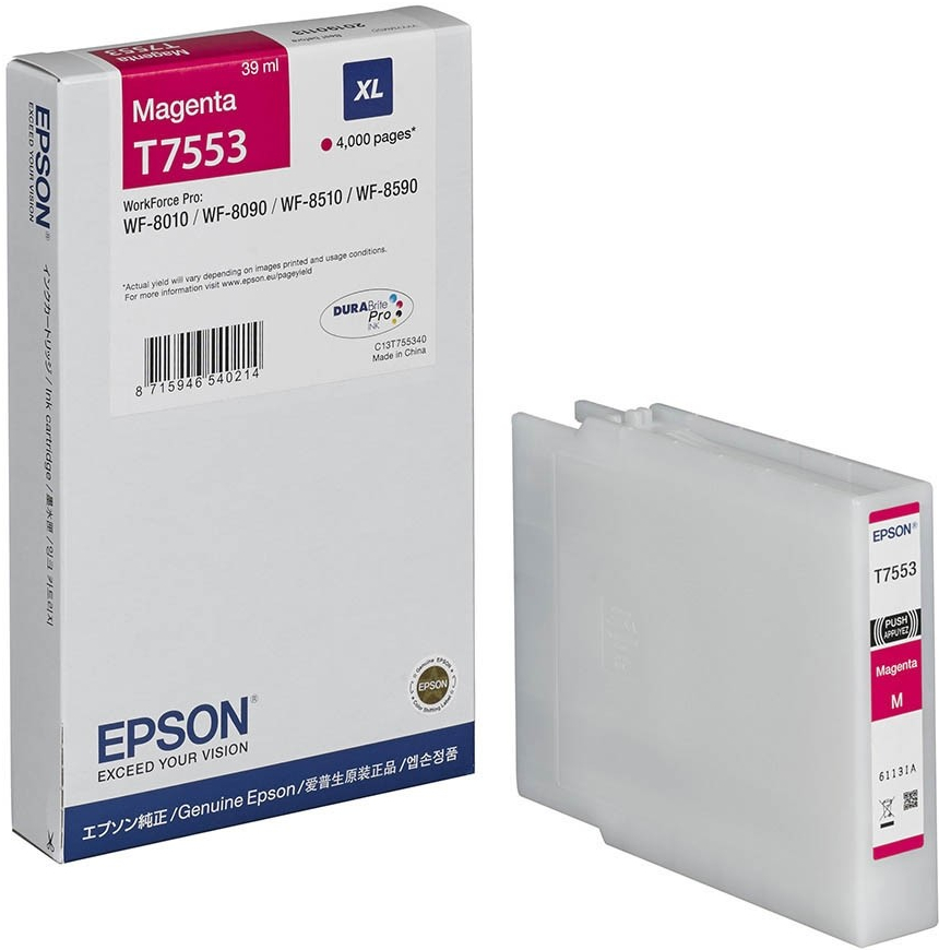 Epson T7553 XL Magenta - originálny