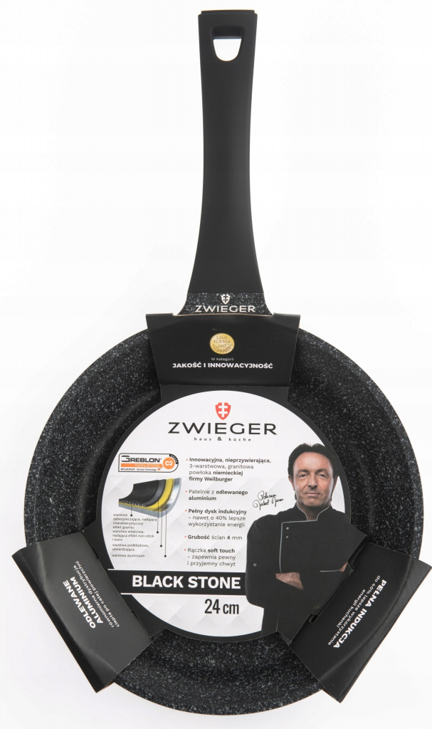 Zwieger Black Stone čierny 24 cm