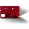 Victorinox SwissCard Lite červená transparetná